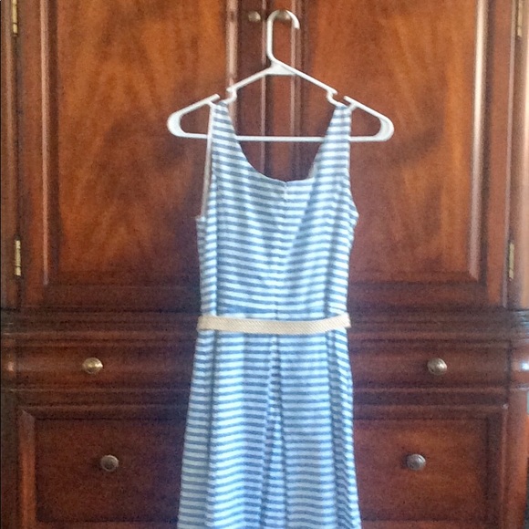 JONES NEW YORK Blue/White, A-Lined Dress Size 6 - Picture 2 of 6